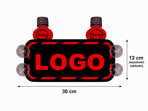 UCHWYT pod POPPY/TURBO PODŚWIETLANA TABLICZKA PODSTAWKA LED TIR RGB do Ciężarówki FAKE TAXI