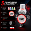 Uchwyt Podstawka pod zapach POPPY TURBO PODŚWIETLANY LED do ciężarówki TIR/BUS KING OF THE ROAD