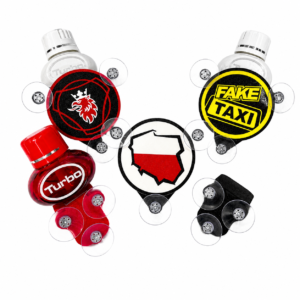 Podstawka na zapach POPPY TURBO z podświetleniem DO CIĘŻARÓWKI TIR/BUS BIOHAZARD