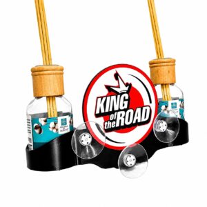 Uchwyt z dyfuzorem powietrza na szybę + DWA ZAPACHY LOGO KING OF THE ROAD TIR/BUS