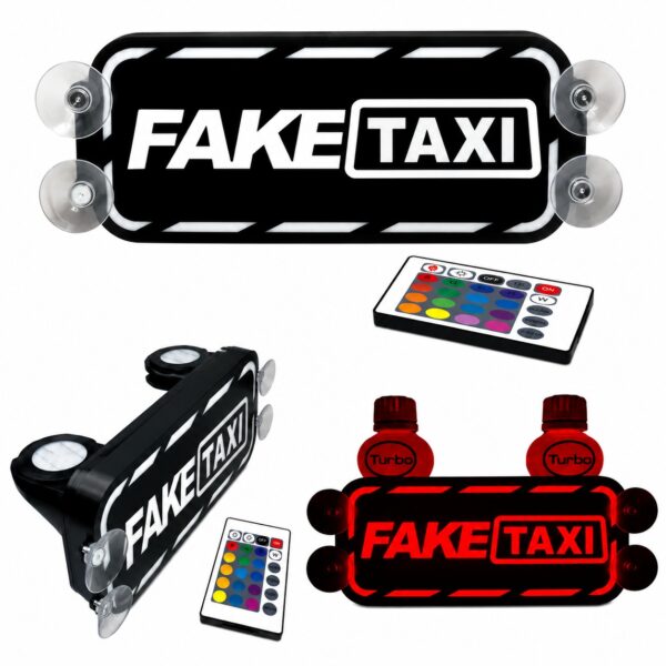 UCHWYT pod POPPY/TURBO PODŚWIETLANA TABLICZKA PODSTAWKA LED TIR RGB do Ciężarówki FAKE TAXI