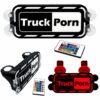 UCHWYT pod POPPY/TURBO PODŚWIETLANA TABLICZKA PODSTAWKA LED TIR RGB do Ciężarówki TRUCK PORN