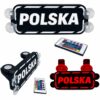 UCHWYT pod POPPY/TURBO PODŚWIETLANA TABLICZKA PODSTAWKA LED TIR RGB do Ciężarówki POLSKA