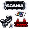 UCHWYT pod POPPY/TURBO PODŚWIETLANA TABLICZKA PODSTAWKA LED TIR RGB do Ciężarówki SCANIA