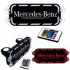 UCHWYT pod POPPY/TURBO PODŚWIETLANA TABLICZKA PODSTAWKA LED TIR RGB do Ciężarówki MERCEDES BENZ
