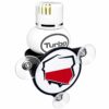 Uchwyt podstawka pod zapach POPPY TURBO TIR DO CIĘŻARÓWKI FLAGA POLSKI
