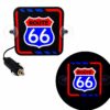 Tabliczka LED narożnikowa 24V lub 12V TIR/BUS do ciężarówki Tablica podświetlana ROUTE66