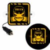 Tabliczka LED narożnikowa 24V lub 12V TIR/BUS do ciężarówki Tablica podświetlana TRUCK MAFIA