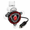 Uchwyt Podstawka pod zapach POPPY TURBO PODŚWIETLANY LED do ciężarówki TIR/BUS SCANIA