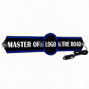 Tablica LED do ciężarówki na szybę Podświetlana TIR BUS 24V LUB 12V MASTER OF THE ROAD