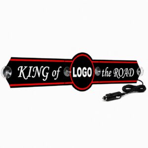 Tablica LED do ciężarówki na szybę Podświetlana TIR BUS 24V LUB 12V KING OF THE ROAD