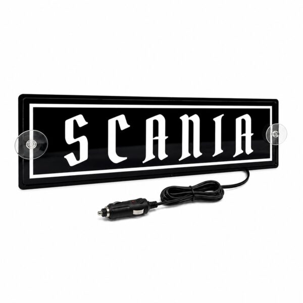 Tablica podświetlana LED TIR BUS CIĘŻARÓWKA 24V LUB 12V SCANIA