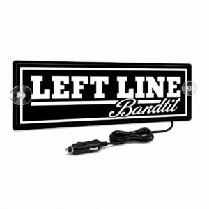 Tablica podświetlana LED TIR BUS CIĘŻARÓWKA 24V LUB 12V LEFT LINE BANDIT