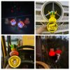 Uchwyt Podstawka pod zapach POPPY TURBO PODŚWIETLANY LED do ciężarówki TIR/BUS KING OF THE ROAD